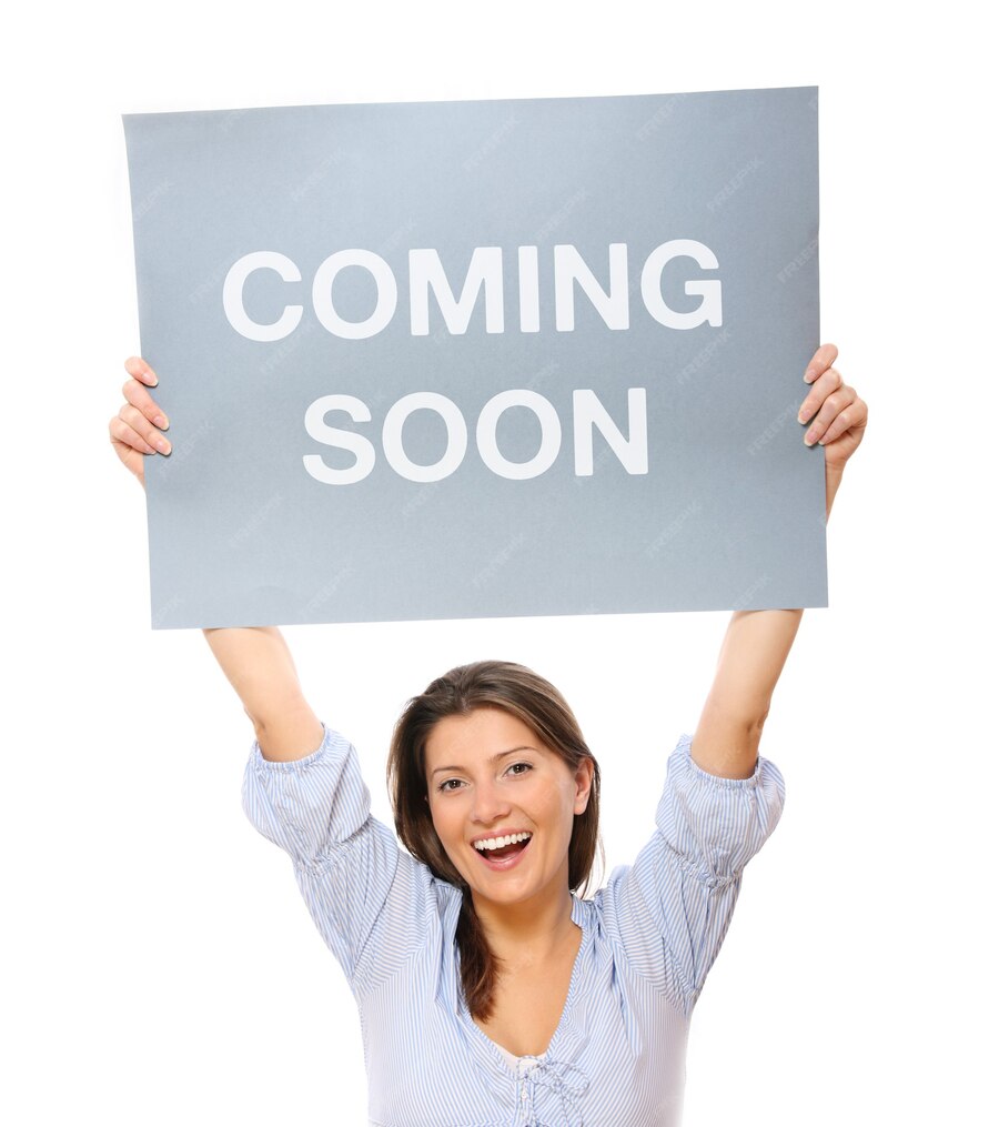 woman coming soon